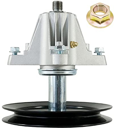 q&p 618-05078 Rasenmäher-Spindel für MTD 618-05078; 918-05078A; Stens 285-167 80-11-798 (mit 4 Bolzen)