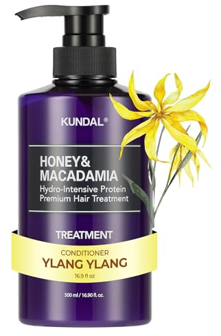 KUNDAL Honey & Macadamia Hydr-Intensive Protein Premium Hair Treatment YLANG YLANG 500ml 16.90 fl.oz.