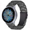 Miimall Correa de Resina Compatible con Samsung Galaxy Watch 5/5pro/4/4 Classic/3/Active 2, 20mm Ligera Pulsera con Hebilla de Metal, Correa de Repuesto para Samsung Galaxy Watch, Negro Transparente