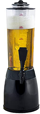 LJJ Beer Dispenser, Beer Keg, Beer Kegs With Beer Tap, Beer Dispenser, Beverage Dispenser (2.5l) For Family Gatherings
