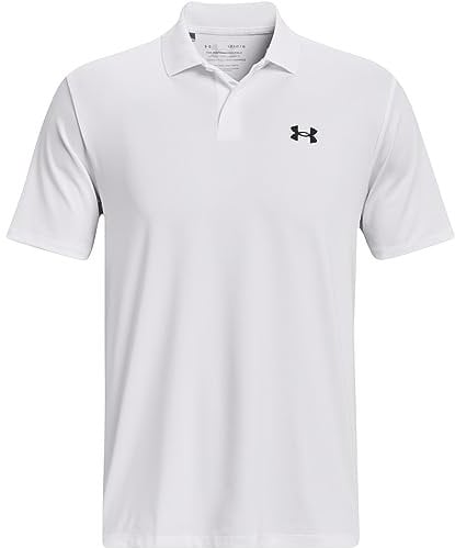 Under Armour Mens Performance Polo Shirt White XXL
