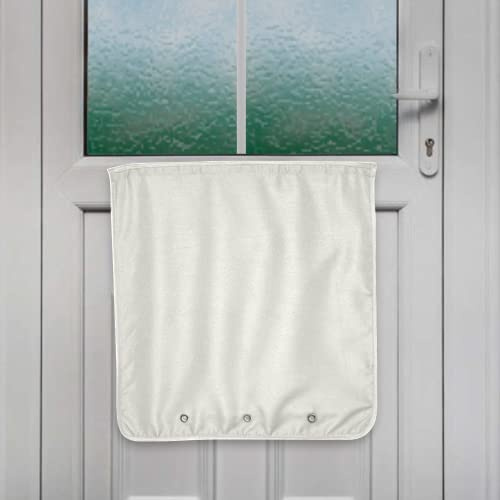 Nevkha Letter Box Catcher for Mail, Letters, Post, Small Packages. Alternative to Letterbox Cage, No Screws Required Will Attach to Doors and Letterboxes with Strong Adhesive (Warm White)