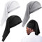 3 Pieces Satin Lined Dread Loc Cap Long Braid Cap Elastic Dreadlock Tube Sock for Full Cover Hair Stocking Night Sleep Bonnet, Black, Gray, White, approx. 20 inches in length