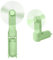 JOPHEK Ventilador Portatil, Ventilador USB Mini Ventilador Ventilador Pequeño Ventilador de Bolsillo Silencioso de Mano con Banco de Energía (Green)