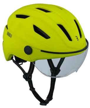 BBB Cycling Speed-Pedelec Helm für Männer und Frauen E-Bike Helm mit Visier Fahrrad Sicherheit NTA-8776 Certified Kopfschutz Move FaceShield BHE-57