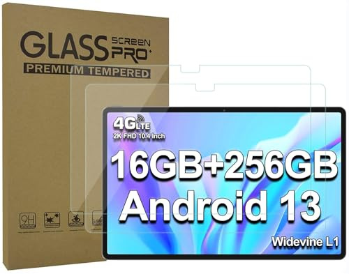 AKNICI 2-Stück PanzerglasFolie Schutzfolie für TECLAST T40 Air Gaming Tablet 10.4 Zoll, Gehärtetem Glas Displayschutz Panzerglasfolie für TECLAST T40 Air, 9H Härte/Anti-Fingerabdruck/Anti-Kratzer
