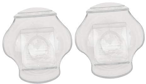 Kisangel 6 STK Tennishalter Tennisballhalter Hält Tennisclip Taschenclip Tennis Nimmt Fahrt Auf Taillenclip Tennis-gürtelclip Große Tennisbälle Tennis-Clip-Halter Frau Transparenter Clip