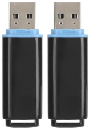 2 Stück VR-USB-Dongle-Empfänger, Kabelloser Plug-and-Play-Empfänger für Valve Index Controller, Vive Tracker (mit USB-Verlängerungskabel) (Black)