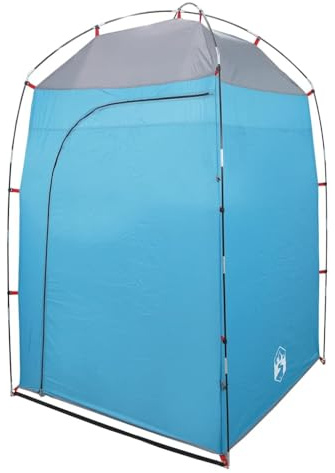 vidaXL Duschzelt Blau Wasserfest, Zelt, Gartenzelt, Outdoor Unterstand, Campingzelt, Campingunterstand, Gartenunterstand, wasserdichtes Zelt