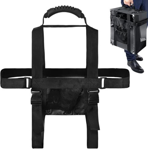 Bavokon Computer-Tragegurt, Desktop-Tragegurt,Computer-Tower-Halterung | Desktop-Tragetasche, Gürtel, Computer-Tower-Halterung, Stabiler Computer-Reisehalter mit Taschen