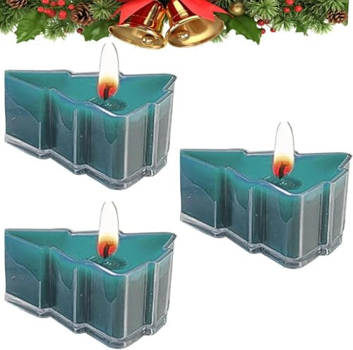 3 x Weihnachtsbaum-Duft- – kreative Aromatherapie- , Weihnachtsbaumkerze, neuartiges Weihnachtsbaum-Tee-Wachs für Zuhause, Wohnzimmer, Schlafzimmer