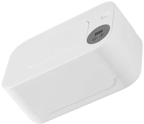 KONTONTY Wall Mounted Wet Wipes Holder Baby Wipe Holder One-Button Heating Moisture Retention Large Capacity for Newborns Travel and Home Use