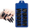 120 Pcs Black False Nails Extra Long Stiletto Fake Nails Solid Color Matte Reusable Acrylic Nails for Women and Girls Nail Art