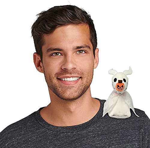 Disney Store Zéro Peluche Epaule Lumineuse Magnétique - L'Étrange Noël de Monsieur Jack - 20,3 cm