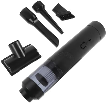 BELLIFFY Aspirateur à Main Portable sans Fil Puissant pour Voiture et Maison Aspirateur à Main avec Batteries Longue Durée et Multi-Buses Nettoyeur Compact pour Bureau et Animaux