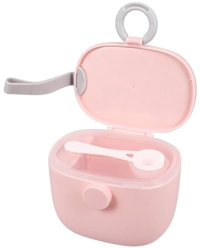 LOLIPPYY Große Milchnahrung Aufbewahrungsbox mit Löffel Luftdichte Babynahrung Dose Tragbarer Milchpulver Portionierer für Unterwegs frei Praktische Formel Snackdose