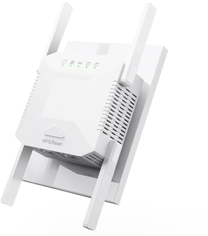 JBZP Wifi Extender Booster, WiFi Booster Signal Range up to 2800 Sq.ft and 55 Devices, 300Mbps Single-Band Wireless Repeater with Ethernet Port Eliminate WiFi Dead Zones