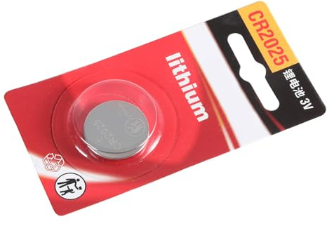 Wilgure Batteria A Bottone Litio 3V CR2025 per Elettronica Domestica Telecomandi per Chiavi Auto Alimentazione Elettronica Non Ricaricabile