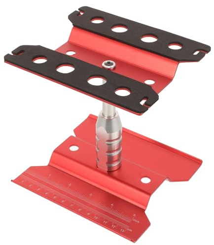 Alipis 8 1:10 Modellauto Ständer Werkbank mit Höhenverstellbar Rot für Rc Truck Zubehör