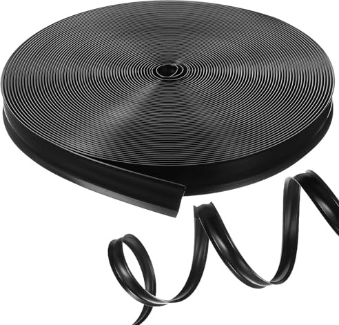 Moulures Extérieures pour Camping-car Joint Caravane Noir PVC 1 Rouleau | Bande Étanche Camping, Moulure de Garniture de Vr, Accessoires pour Camping car Extérieur