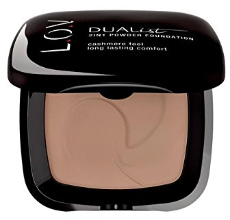 L.O.V DUALIST 2in1 powder foundation 040 natur 40 - Honey-moon, 8 g