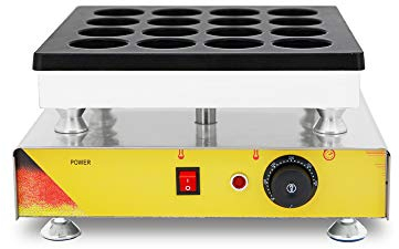 Cgoldenwall Rouge Bean gâteaux de roue Pain gâteau machine gaufrier antiadhésif 16 trous machine à Hambourg (220 V/110 V)