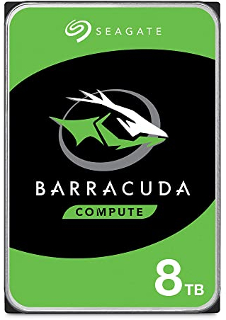 Seagate - Disco Duro Interno (6 GB/s, 256 MB de caché de 3,5 (ST8000DM004) (renovado) - Disco Duro mecánico de 8 TB