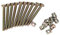 10 Pièces M6 Vis Boulon Boulon de Meubles, Boulons de Meubles en Acier au Carbone M6 avec Ecrous à Barillet (40mm)