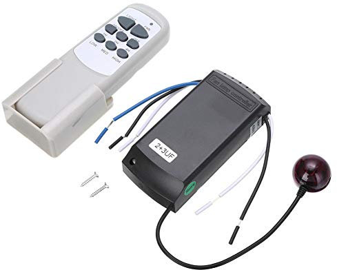 LUNAH Kit di Controllo Remoto per Ventilatore a Soffitto, Timer Luce Wireless Digitale Universale