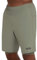 TCA Ultra Sporthose Herren kurz 2 in 1 mit Tasche - Kurze Sport Shorts Trainingshose mit Taschen - Laufhose mit Kompressions Innenhose und Reißverschluss Handytasche - Grün/Grün, XXL