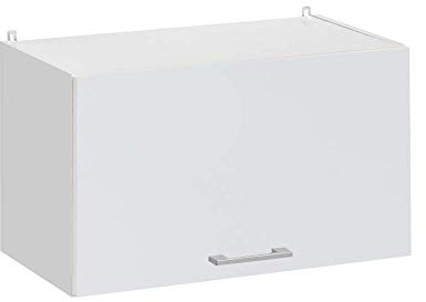 Cuisineandcie - Meuble haut de cuisine Eco Blanc Brillant 1 porte relevable L 60 cm
