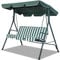 Replacement Canopy for Swing Seat, 2/3 Seater Swing Chair Canopy Replacement Waterproof/UV Resistant Cover Patio Hammock Cover Swing Chair Top Cover Roof for Garden/Outdoor (190 * 132 * 15cm)