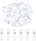 NBEADS 600 Stück 6 Styles Stoff Labels Nähen etiketten Kleidung Monatsetiketten Stoffetiketten Gestickte Etikettengrößen Etiketten Tags Für Kleidung Nähen Auf Kleidung Nähen, Weiß
