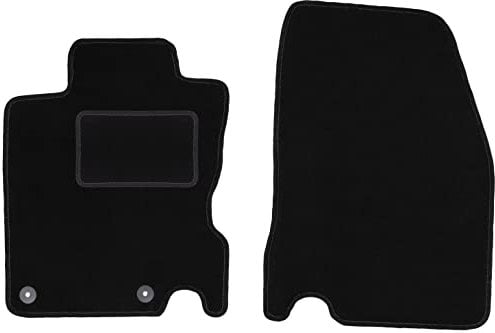 Wielganizator Automatte – Passend für Nissan Qashqai II J11 Crossover 2013- – Velours – Autozubehör - Auto Fußmatten – Fußmatte Auto – 2-teilig - schwarz