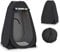 CLIPOP Black Pop Up Toilet Tent, Portable Shower Privacy Tent Waterproof Anti-UV Changing Dressing Tent for Beach Fishing Hiking Bathing, Outdoor,with a Carrying Bag