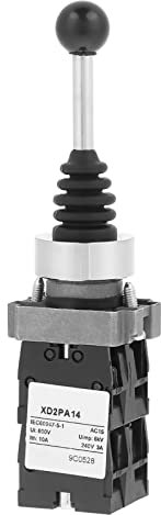 XD2PA14 Verriegelter Joystick-Schalter,Kraftausrüstung Schaltnetzteil Kraftausrüstung Schaltnetzteil 4-Positionen-Schalter Verriegelungs-Joystick-Schalter,50 Hz 4NO Joystick-Schalter