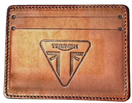 TRIUMPH Porte Carte Cuir Nice Noir
