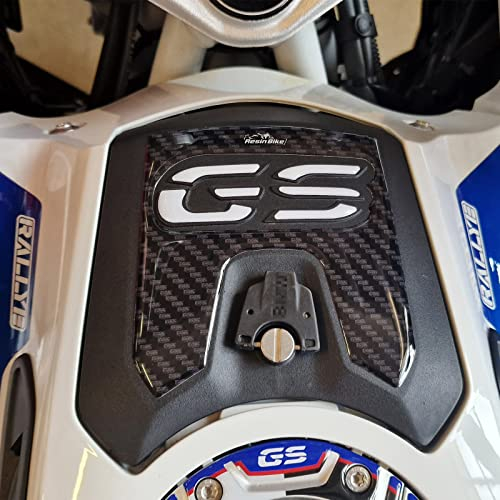 Resin Bike Adesivo Moto Compatibile con BMW R 1250 GS Adventure 2021 2022. Protezione Moto Portaoggetti. Adesivo 3D Resinato Compatibile con GS 1250 Adventure Rallye HP Triple Black Trophy 40th