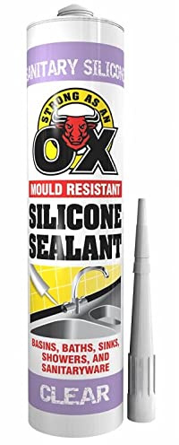 300ml Silicone Sealant CLEAR Multipurpose Extra Strong Faster & Stronger Glue Sealant for Bonding Wood, Ceramic, Metal and More Instant Grab