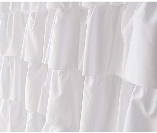 Marne RüSchen Dusch Vorhang Wohnen Kultur Aus Weichem Polyester, Dekoratives ZubehöR Perfekt für Duschen und Wannen, 71 X 71