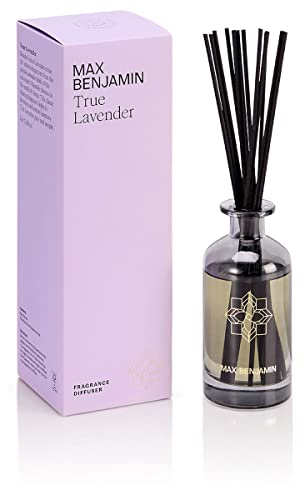 Max Benjamin Diffuser True Lavender, Raumduft aus 100% reinen Duftölen; Ohne Alkohol - RB-D08
