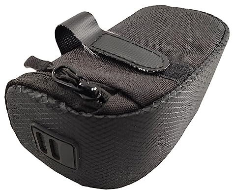 Rumplex Fahrrad Satteltasche Mini Rücksitztasche Wasserdicht Robust und Langlebig Ultraleicht Schwarz Aufbewahrung für Mountainbike BMX Berg Urban E-Bike Kinderfahrrad