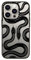 CASETiFY Compact Case for iPhone 15 Pro [2X Military Grade Drop Tested / 4ft Drop Protection] - Black Kingsnake - Clear Black