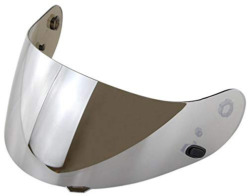 Generisch Motorradhelmvisier for HJC CL-16 CL-17 CS-15 CS-R1 CS-R2 CS-15 FG-15 TR-1-Schild Teile Gläser Motorrad-Objektiv (Farbe : Silber-)