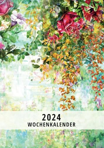 2024 Wochenkalender: Bildschöner Buchkalender 2024 Wochenplaner | Jan. 2024 – Dez. 2024 | Perfekte Größe – A4 | Bleiben Sie organisiert und produktiv im Jahr 2024!