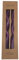 pajoma® Gewundene Stabkerze 2er-Set, Lila | Höhe 25 cm Ø 2 cm | Brenndauer ca. 5 Stunden - Spiralkerze mit 42g Wachsgewicht | Premium Qualität