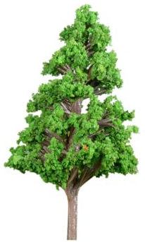LIFKOME Künstlicher Minibaum Kunststoff Simulation 78x44mm Miniatur Garten Dekoration Modellbau Mikrolandschaft