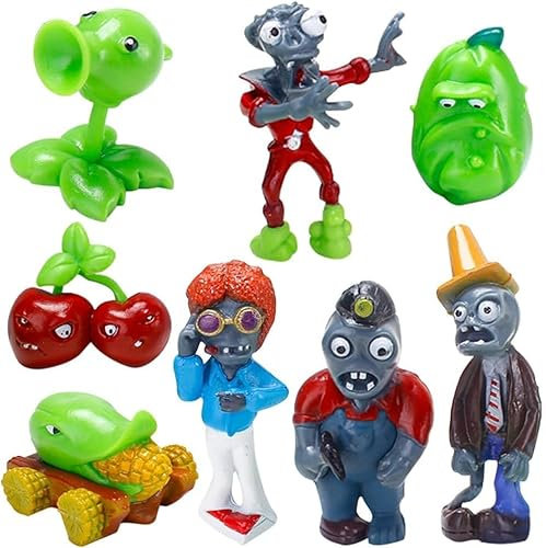 8PCS Zombie Cake Topper, Zombie Mini Juego De Figuras, Figuras De Acción De Zombie Cake Toppers Para Baby Shower Fiesta De Cumpleaños Pastel Decoración Suministros