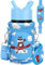 Porte-bouteille d'eau avec sangle pour enfants, garçons et filles, sac isotherme en néoprène pour bouteilles de 3,5/30,5/4,6/530,3 g, manchon en acier inoxydable pour bouteilles en verre, avion raton