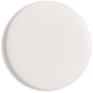 Villeroy & Boch - Platos llanos Afina de porcelana premium, platos para platos principales, fabricados en Alemania, aptos para lavavajillas y microondas, apilables, color blanco, juego de 6